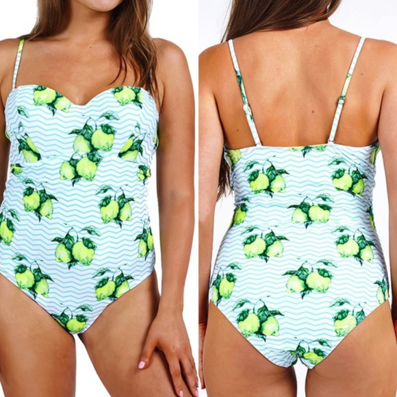 cupshe lemon one piece